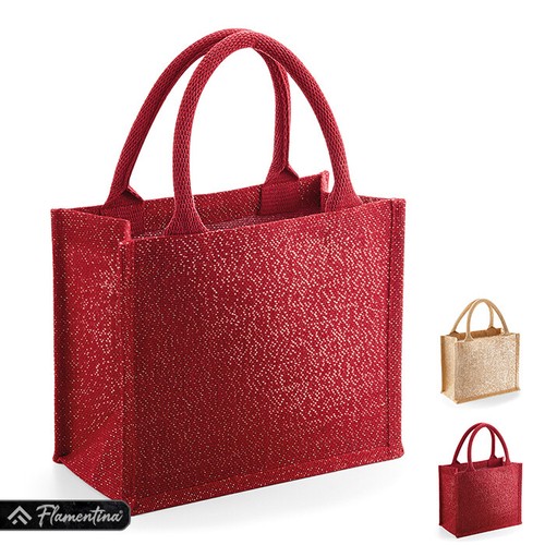 Gold shimmer jute mini gift - shimmer,