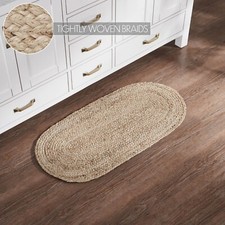 Natural JUTE RUG OVAL 17X36