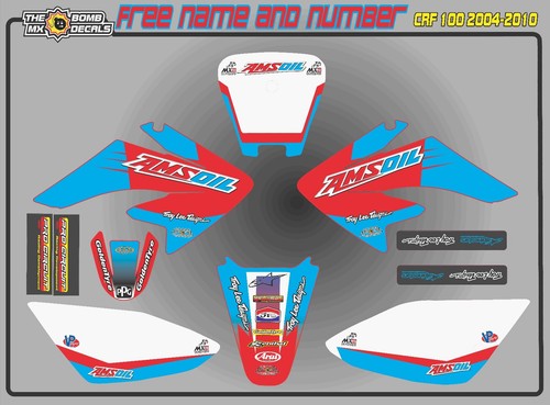 Honda crf100 crf80 - crf100, decals