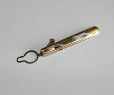 STERLING SILVER 925 Gold Vermeil/Two Tone Solid Silver TIE CLIP