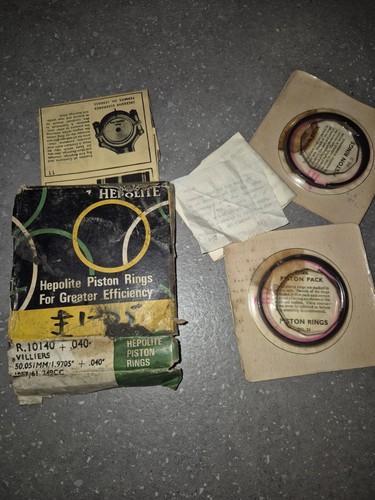 Vintage hepolite piston rings - vintage,