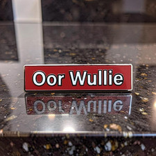 'Oor Wullie' Name Plate 