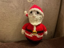 Hand Knitted Father Christmas