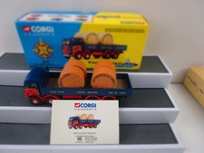 CORGI CLASSICS # 10102 ERF V8 Wheel Dropside Lorry+ Reels - Gwynne Bowen - BOXED