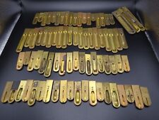 80 mixed organ brass reeds + extra plates & tongues for spares/repair (1.75kg)
