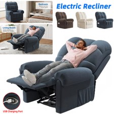 Rise Recline Recliner Electric Power Lift Riser Recliner Chair Armchair Elderly
