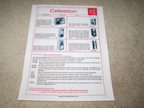 Celestion 1978 ditton - celestion,