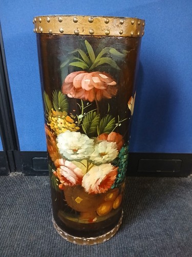Vintage floral hand painted - vintage, hand-painted