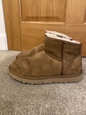 Ugg Chestnut Classic Mini Boots Size 6 Eu 39