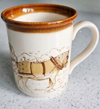 Biltons Mug Farm Horse Design Made in England Vintage Collectable. Working Horse