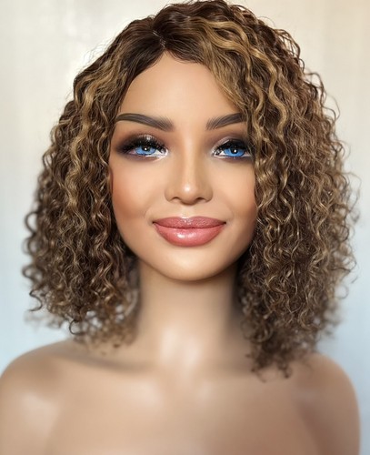 100 human hair wig - human, brown