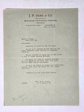 1925 J.P. Horn & Co. Lancaster