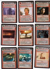 18 x Star Wars CCG Cards Set 1