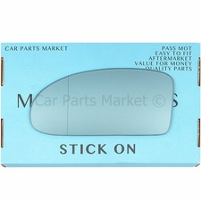 For Ford Focus 98-04 Left side Aspheric Blue wing door mirror glass