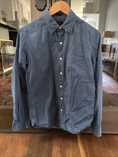 Crew blue polka dot shirt - j,