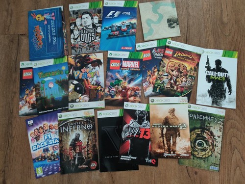 Xbox 360 game manuals updated - xbox,