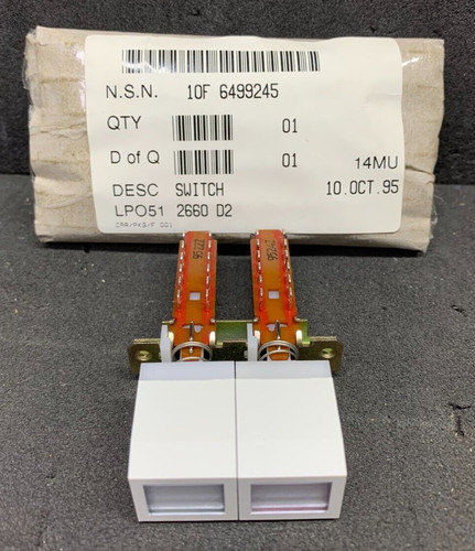 Aircraft push switch assembly - push,