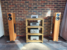 Audio Physic Virgo III speakers in cherry