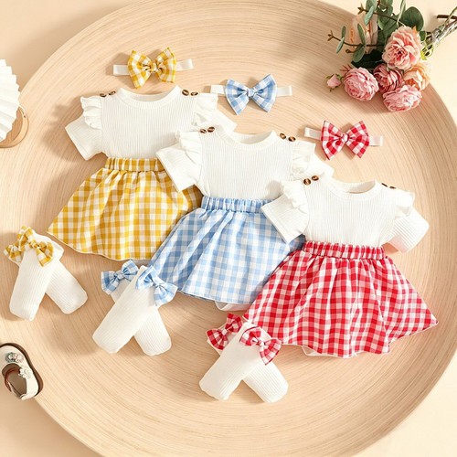 Baby girl gingham summer - baby,