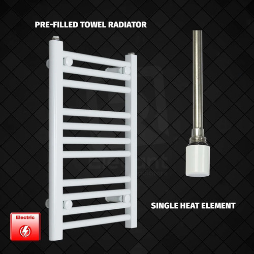 White electric heated towel - white,