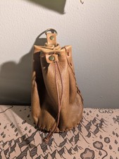 Leather Drawstring Pouch DND