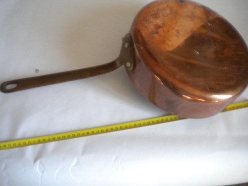 Vintage french copper saute - vintage,