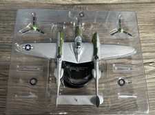 Lockheed P-38J Lightning Diecast Model By Atlas Editions  Opened Never Assembled