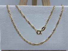 9ct 375 Yellow Gold 1.5mm