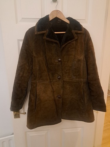 Vintage sheepskin coat medium - sheepskin,