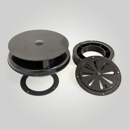 Black rotary van roof - air, vent