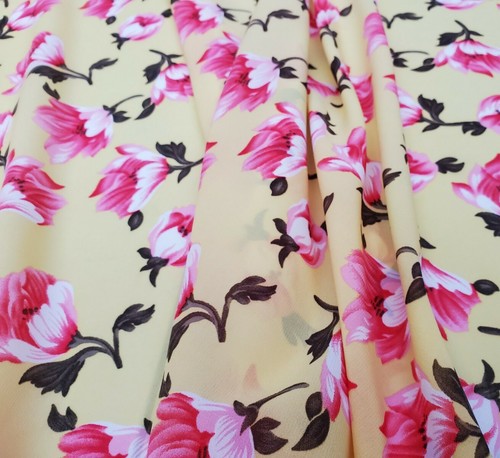 Soft crepe polyester 100 - crepe,