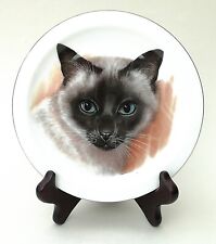 Vintage Royal Vale Siamese Cat Bone China Small Decorative Plate