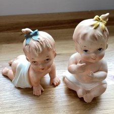 Set of 2 Vintage baby figures