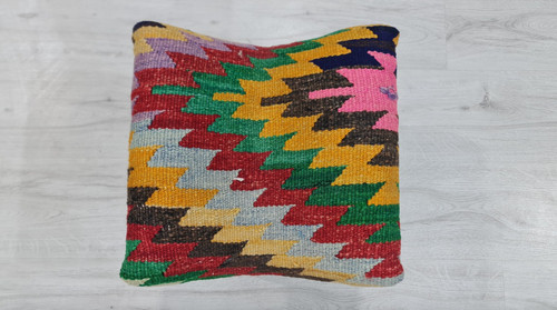 Vintage kilim seat ottoman - kilim, seat,