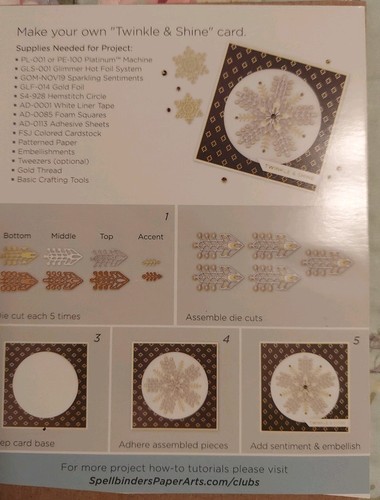 Spellbinders twinkle shine - twinkle, &