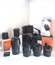 Sony A77 II and All Sony Lenses and Accessories Excellent Condition (Collection)