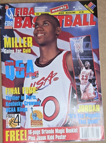 Vintage reggie miller - reggie, fiba