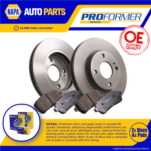 Vented brake discs - vented, pads