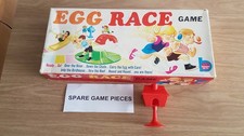 VINTAGE 1968 EGG RACE GAME SPARES. RED BIRD HOUSE. ALL THREE PIECES. 