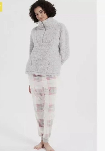 Ladies fluffy warm pyjama set - ladies,