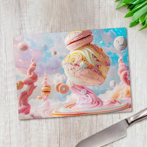 Dessert planet glass chopping - dessert,