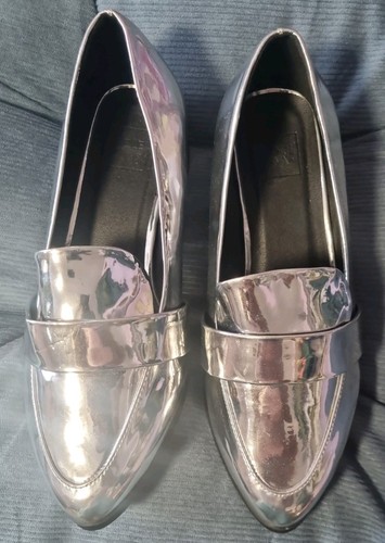 Silver shoes size never worn - silver,