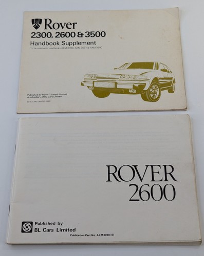 Rover 2600 handbook - 2600,