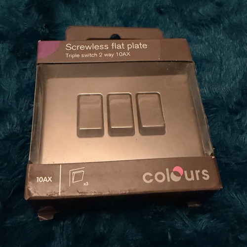 Colours screwless flat plate - colours,