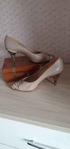 Renata leather nude shoes - renata,