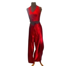 Women's 2 Piece Suit Set Red