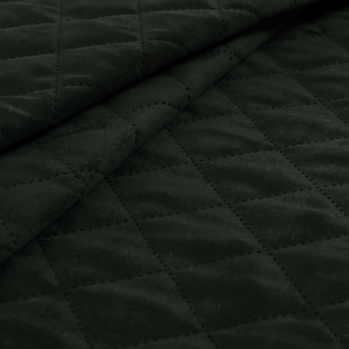 Thick quilted velvet - quilted,