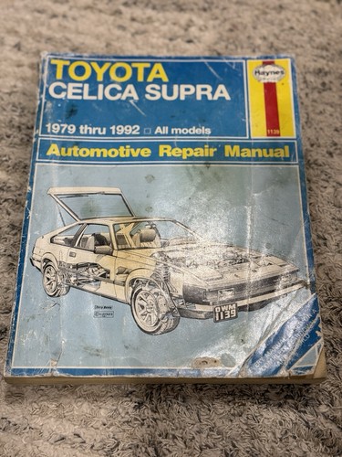 Toyota celica supra haynes - supra,