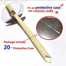 20Pcs Dia 8cm Beeswax Candle Protectors Personal Ear Care Protective Disk 2025
