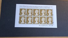 Great Britain 2011 MNH Arnold Machin MS3222 Mini Sheet 10 x 1st Class Stamps.